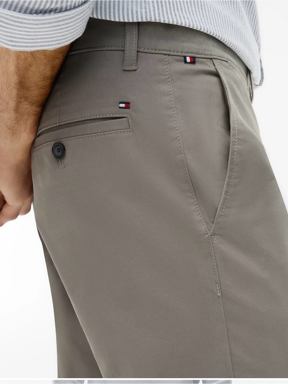 Tommy Hilfiger Men's Gray Chino Shorts